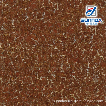 60*60 pulati glossy surface porcelain polished tile layers double loading purplish red flooring tiles